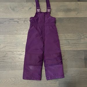 Alpine girls purple snowpants 3T brand new